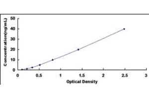 Typical standard curve (ALDOC ELISA Kit)