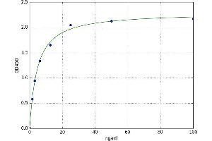 A typical standard curve (OTC ELISA Kit)