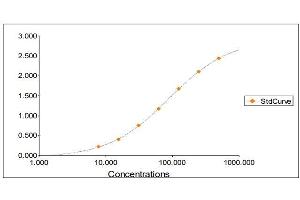 Standard Curve Graph (IgG ELISA Kit)