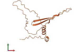 AlphaFold protein structure predicition of Human Recombinant LINC00615 Protein, UniprotID Q96LM1