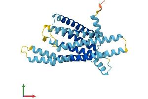 Protein Structure (PS) image for Taste Receptor, Type 2, Member 16 (TAS2R16) (AA 1-299) protein (His tag) (ABIN7556548)