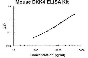 Mouse DKK4 PicoKine ELISA Kit standard curve (DKK4 ELISA Kit)