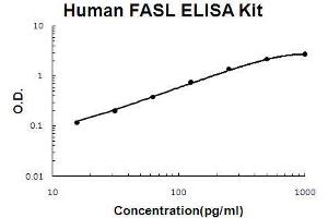 Human FASL PicoKine ELISA Kit standard curve (FASL ELISA Kit)