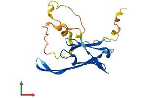 AlphaFold protein structure predicition of Mouse Recombinant Hspb6 Protein, UniprotID Q5EBG6