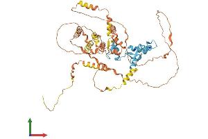 AlphaFold protein structure predicition of Human Recombinant ZBTB7B Protein, UniprotID O15156 (ZBTB7B Protein (AA 1-539) (His tag))