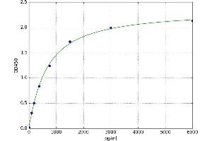 A typical standard curve