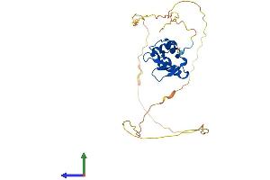 AlphaFold protein structure predicition of Mouse Recombinant Spib Protein, UniprotID O35906