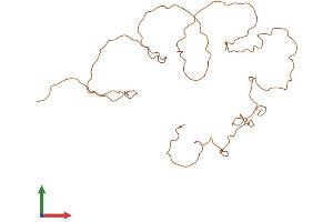 AlphaFold protein structure predicition of Human Recombinant KRTAP5-3 Protein, UniprotID Q6L8H2 (KRTAP5-7 Protein (AA 1-238) (His tag))