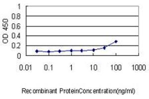 Detection limit for recombinant GST tagged ENO1 is approximately 0.