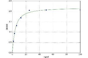 A typical standard curve