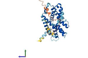 Protein Structure (PS) image for Transmembrane Protein 38A (TMEM38A) (AA 1-299) protein (His tag) (ABIN7544413)