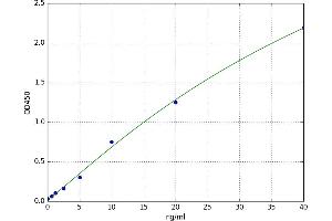 A typical standard curve