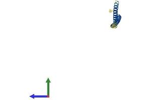 AlphaFold protein structure predicition of Human Recombinant MRFAP1L1 Protein, UniprotID Q96HT8 (MRFAP1L1 Protein (AA 1-127) (His tag))