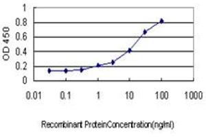 Detection limit for recombinant GST tagged TPMT is approximately 0. (TPMT antibody  (AA 1-245))