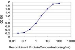 Detection limit for recombinant GST tagged FABP4 is approximately 0. (FABP4 antibody  (AA 1-132))