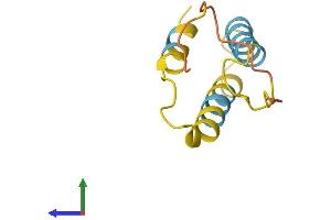 AlphaFold protein structure predicition of Human Recombinant BLCAP Protein, UniprotID P62952
