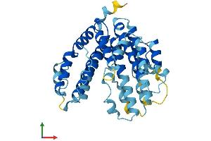 Protein Structure (PS) image for ATPase, H+ Transporting, Lysosomal 38kDa, V0 Subunit D2 (ATP6V0D2) (AA 1-350) protein (His tag) (ABIN7544998)