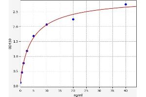 Typical standard curve (LUM ELISA Kit)