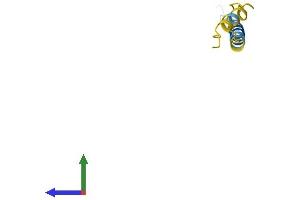 AlphaFold protein structure predicition of Human Recombinant MT-ATP8 Protein, UniprotID P03928 (Mitochondrially Encoded ATP Synthase 8 (MT-ATP8) (AA 1-68) protein (Fc Tag))