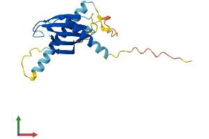 AlphaFold protein structure predicition of Mouse Recombinant Ap5s1 Protein, UniprotID Q9D742 (Adaptor-Related Protein Complex 5, sigma 1 Subunit (AP5S1) (AA 1-170) protein (His tag))