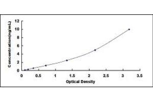 Typical standard curve (S1PR5 ELISA Kit)