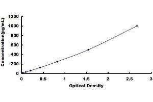 Typical standard curve