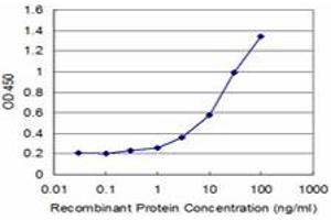 Detection limit for recombinant GST tagged CYP7B1 is approximately 0. (CYP7B1 antibody  (AA 203-286))