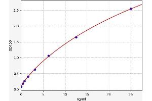 Typical standard curve (STEAP1 ELISA Kit)