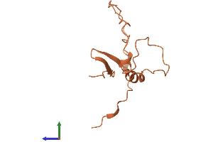 AlphaFold protein structure predicition of Human Recombinant BAALC-AS2 Protein, UniprotID P0C853 (C8ORF56 Protein (AA 1-105) (His tag))