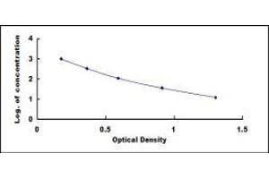 Typical standard curve (Calcitonin ELISA Kit)