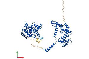 AlphaFold protein structure predicition of Mouse Recombinant Rgs6 Protein, UniprotID Q9Z2H2 (RGS6 Protein (AA 1-472) (His tag))