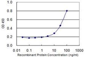 Detection limit for recombinant GST tagged PHB is 3 ng/ml as a capture antibody. (Prohibitin antibody  (AA 1-272))