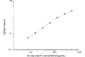 Typical standard curve (LAMP1 ELISA Kit)