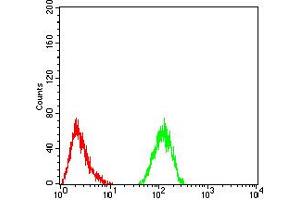 Flow Cytometry (FACS) image for anti-Aldehyde Dehydrogenase 6 Family, Member A1 (ALDH6A1) (AA 1-195) antibody (ABIN5856297) (ALDH6A1 antibody  (AA 1-195))