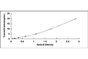 Typical standard curve (MERTK ELISA Kit)