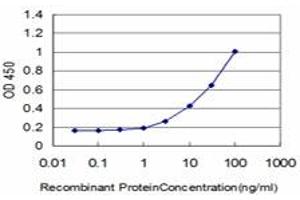 Detection limit for recombinant GST tagged ID3 is approximately 0. (ID3 antibody  (AA 1-83))
