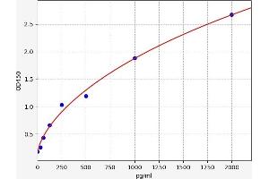 Typical standard curve (ETV6 ELISA Kit)
