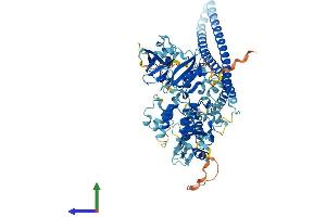AlphaFold protein structure predicition of Human Recombinant PIK3R2 Protein, UniprotID O00459 (PIK3R2 Protein (AA 1-728) (His tag))