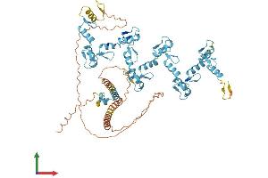 AlphaFold protein structure predicition of Human Recombinant ZNF860 Protein, UniprotID A6NHJ4