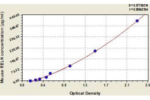 Typical Standard Curve (Reelin ELISA Kit)