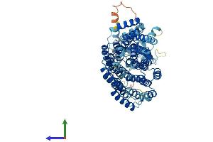 AlphaFold protein structure predicition of Mouse Recombinant Anapc5 Protein, UniprotID Q8BTZ4 (ANAPC5 Protein (AA 1-740) (His tag))