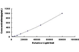 Typical standard curve