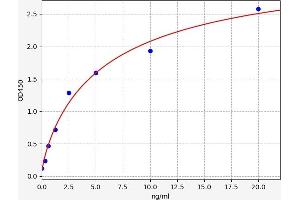 Typical standard curve (KERA ELISA Kit)