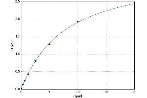 A typical standard curve