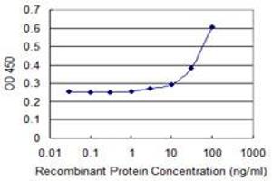 Detection limit for recombinant GST tagged GLI3 is 3 ng/ml as a capture antibody. (GLI3 antibody  (AA 1-110))