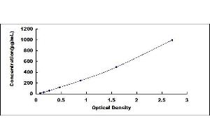 Typical standard curve (IFNA ELISA Kit)