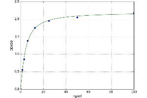 A typical standard curve