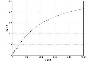 A typical standard curve