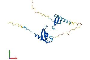 AlphaFold protein structure predicition of Mouse Recombinant Cbx1 Protein, UniprotID P83917 (CBX1 Protein (AA 1-185) (His tag))