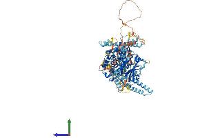 AlphaFold protein structure predicition of Human Recombinant PKN3 Protein, UniprotID Q6P5Z2 (PKN3 Protein (AA 1-889) (His tag))